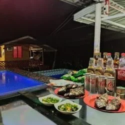 Angel's Private Iligan resort kitchen side pool view
